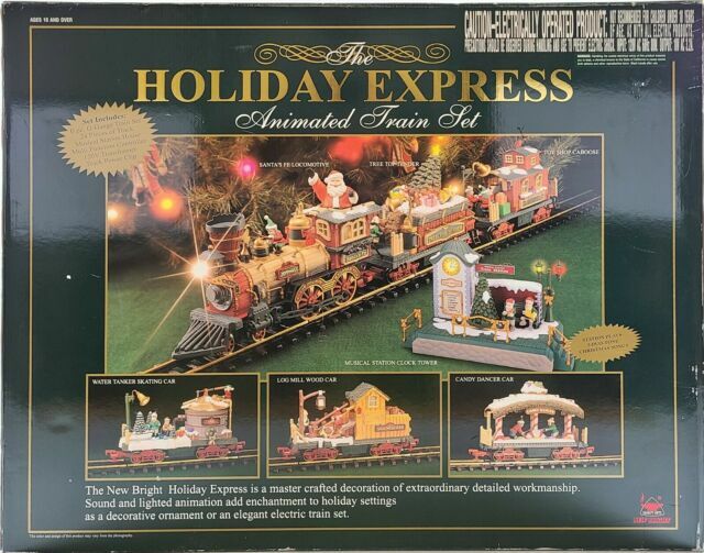New Bright Industrial The Holiday Express Animated Train Set for