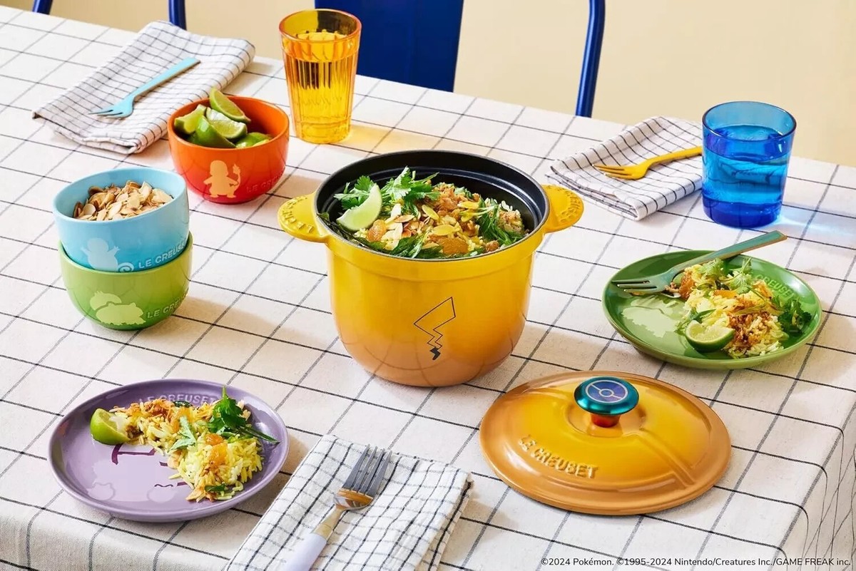 Le Creuset Japan Limited 2024 Pokemon Pikachu Cast Iron Pot