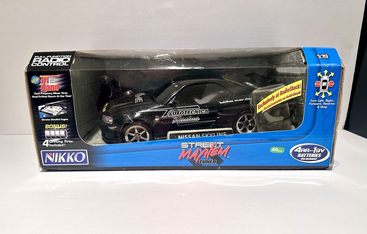Nikko Nissan Skyline GT-R R34 Street Mayhem Tuner Drift Car Black