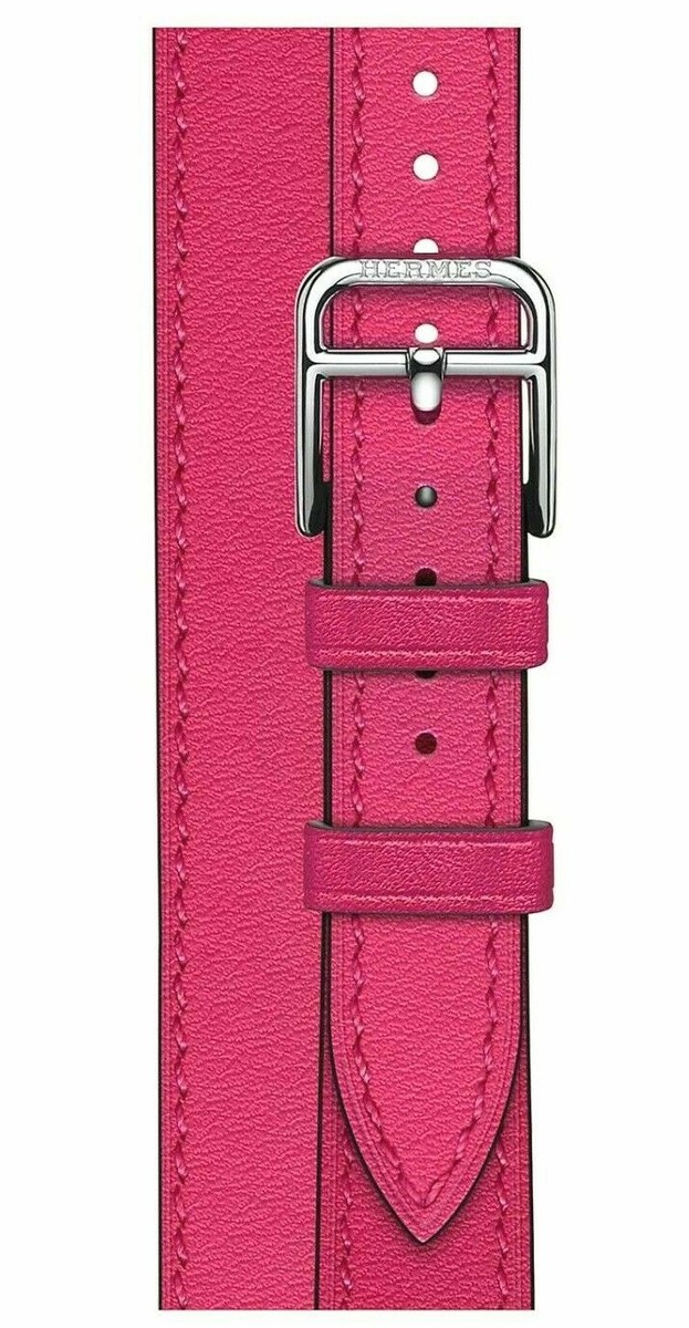 18k Gold Apple Watch Hermes Series 7 41mm Rose Mexico Pink Double