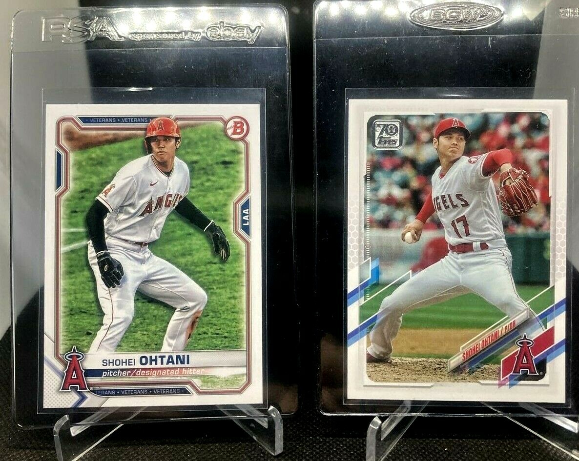 2021 Shohei Ohtani Bowman Baseball #85 & 2021 Topps Series One