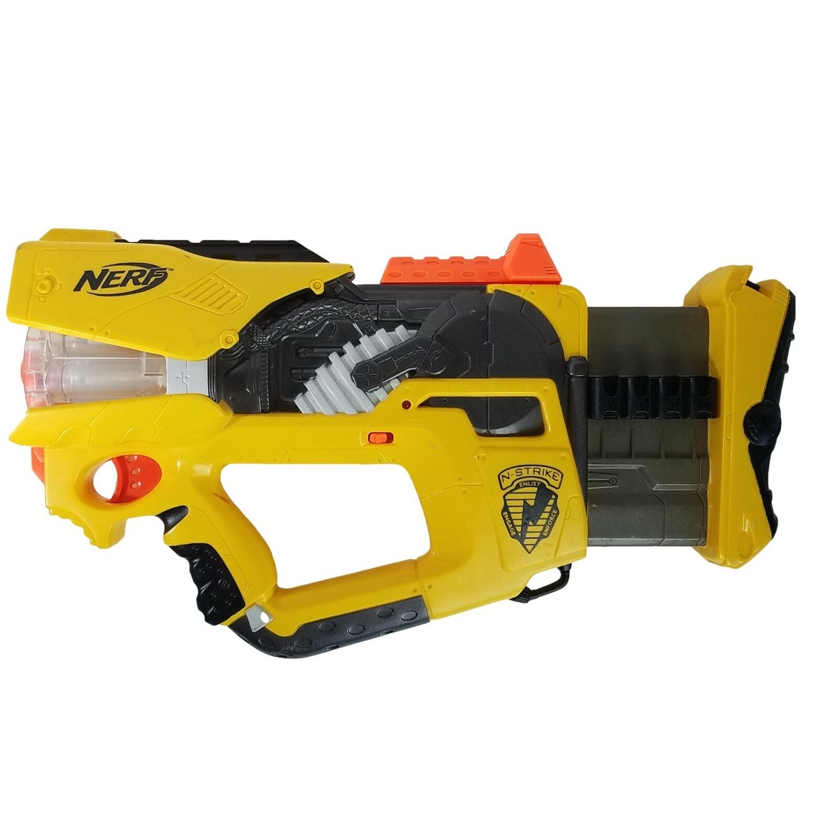 Nerf N-Strike Firefly Rev-8 Blaster Dart Gun Working Flashing