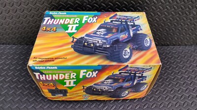 VINTAGE RADIO SHACK THUNDER FOX II 4x4 ON ROAD + OFF ROAD RC TRUCK