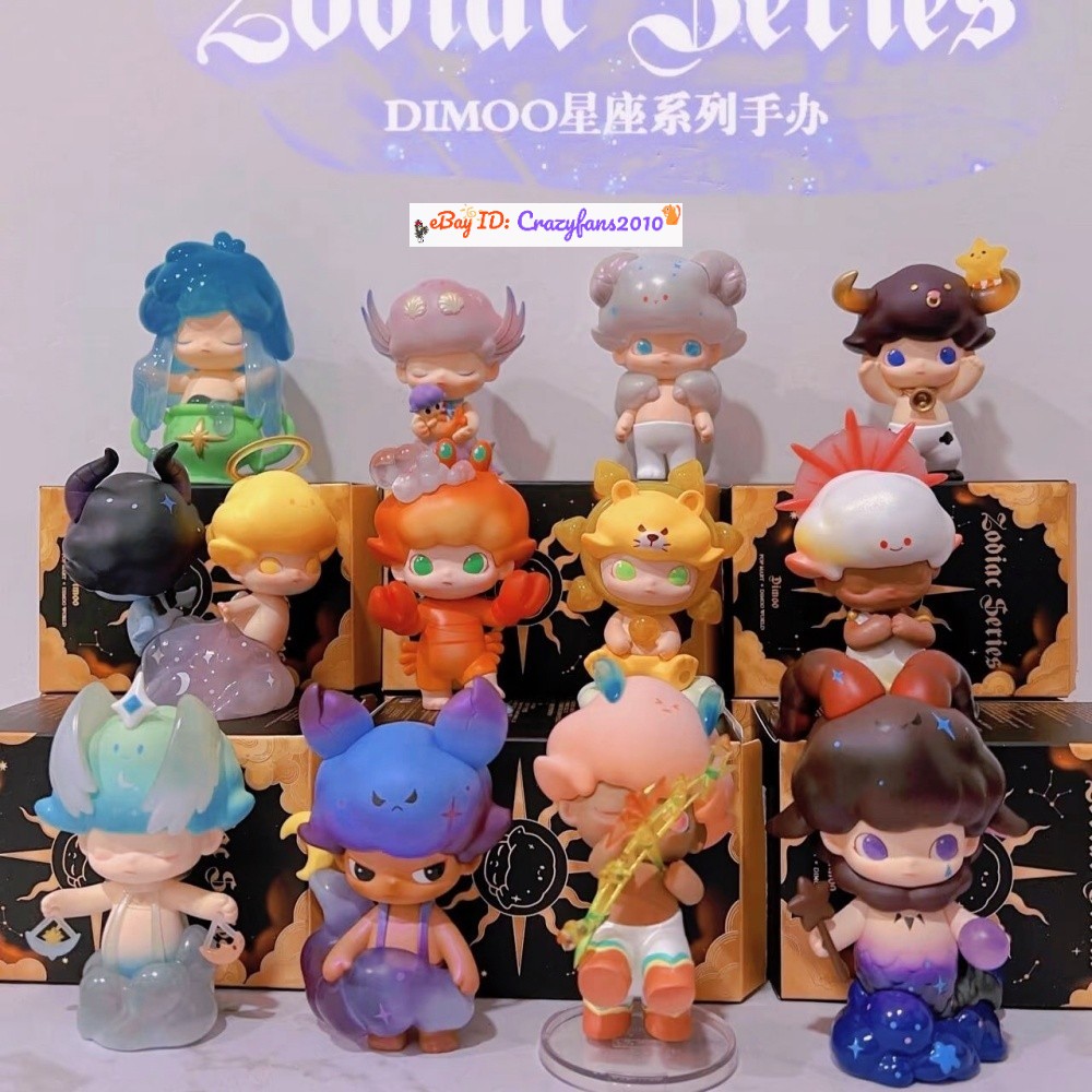 POP MART Dimoo Zodiac Series Confirmed Blind Box Figure Art Toys