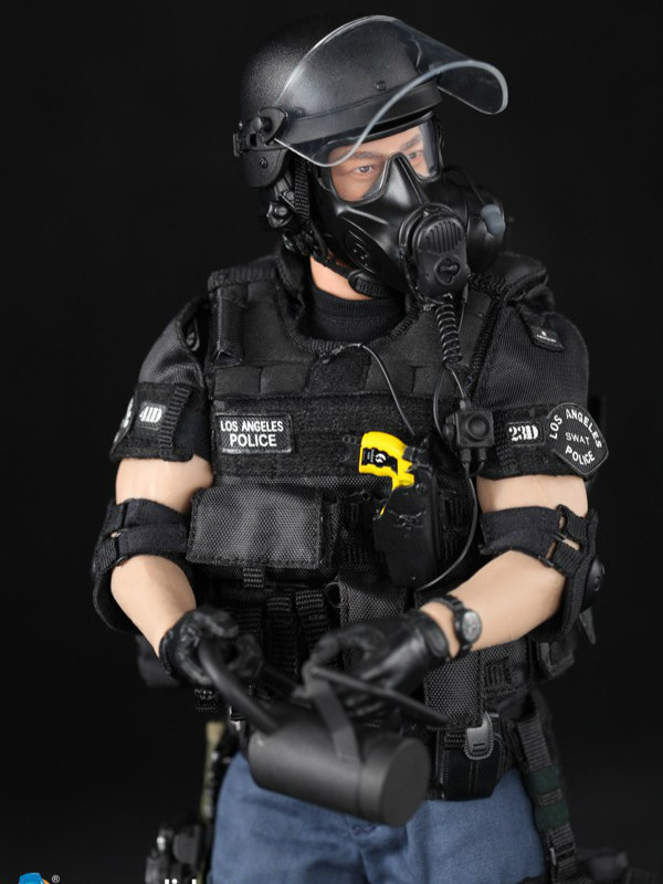 In-Stock 1/6 Scale DID MA1008 LAPD SWAT 3.0 Takeshi 12in Male