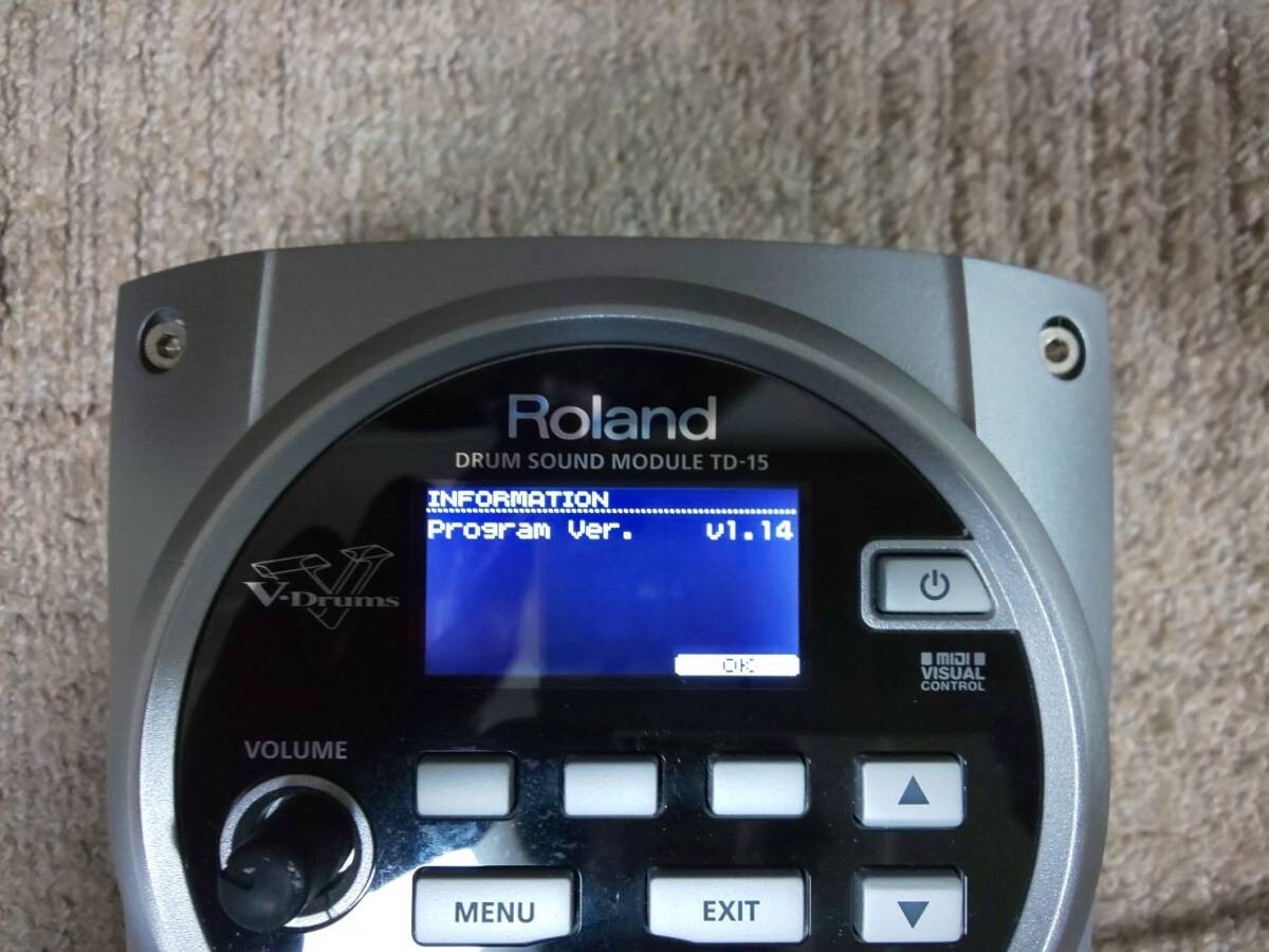 Roland TD-15 V-drums Drum Sound Super NATURAL Sound Module Test