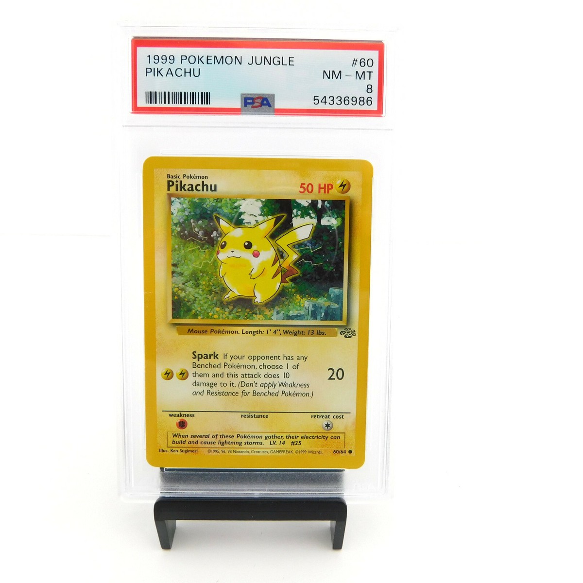 PIKACHU PSA 8 1999 Pokemon Jungle #60 - NM-Mint | eBay