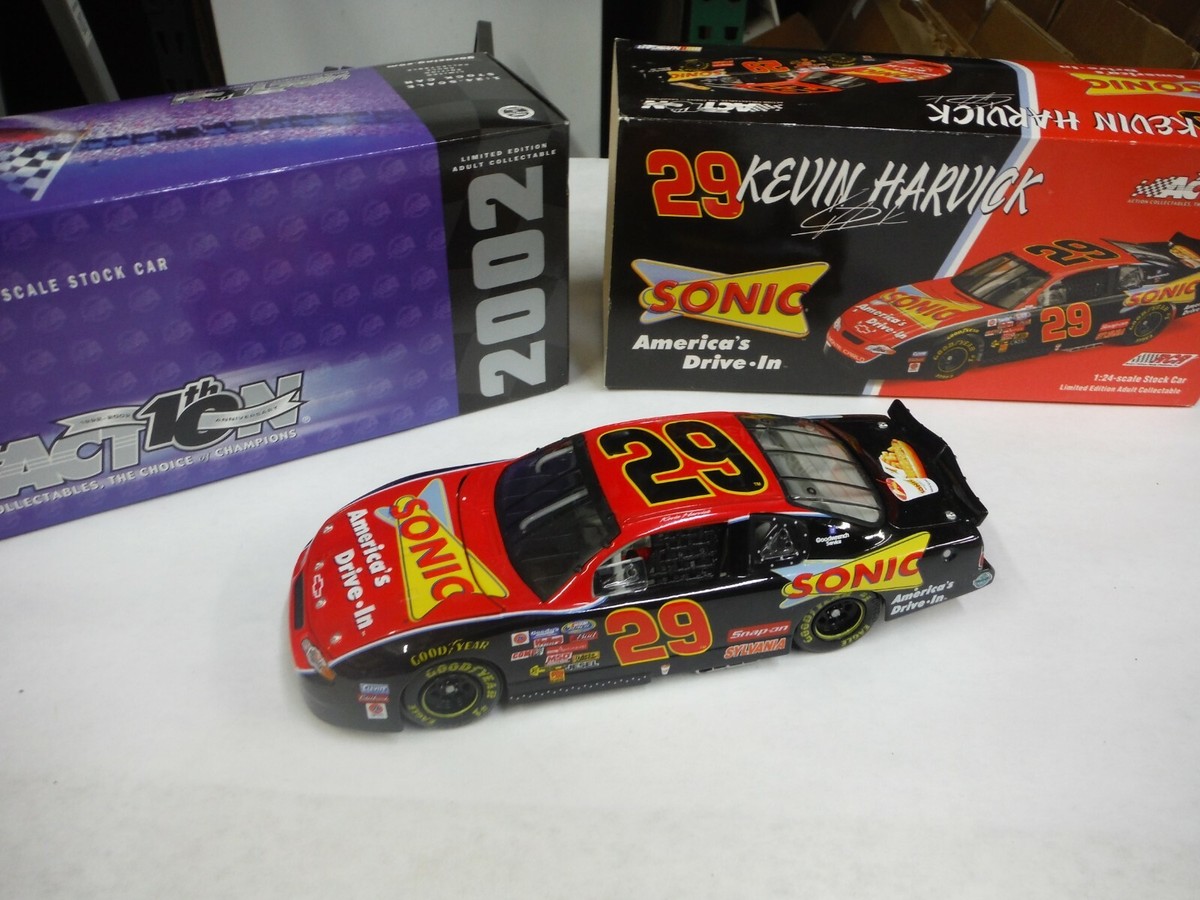 DIECAST NASCAR KEVIN HARVICK #29 SONIC DRIVE IN 2002 MONTE CARLO 1