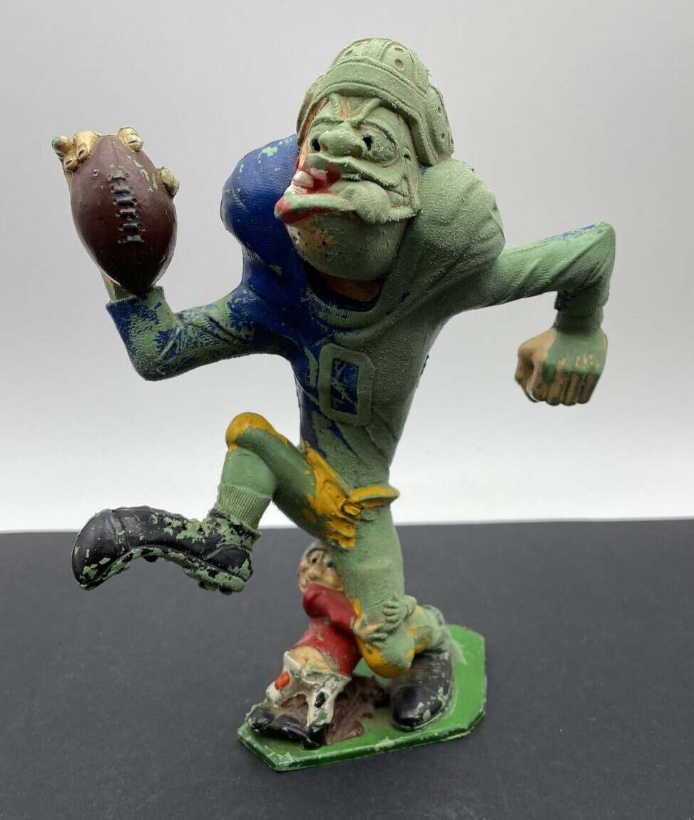 NUTTY MADS Vtg. 1963 Football Figurine End Zone Louis Marx & Co