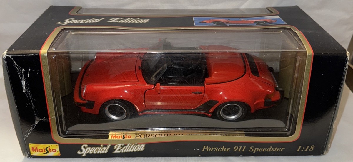 Maisto Special Edition 1 18 1989 Porsche 911 Speedster #31802 for