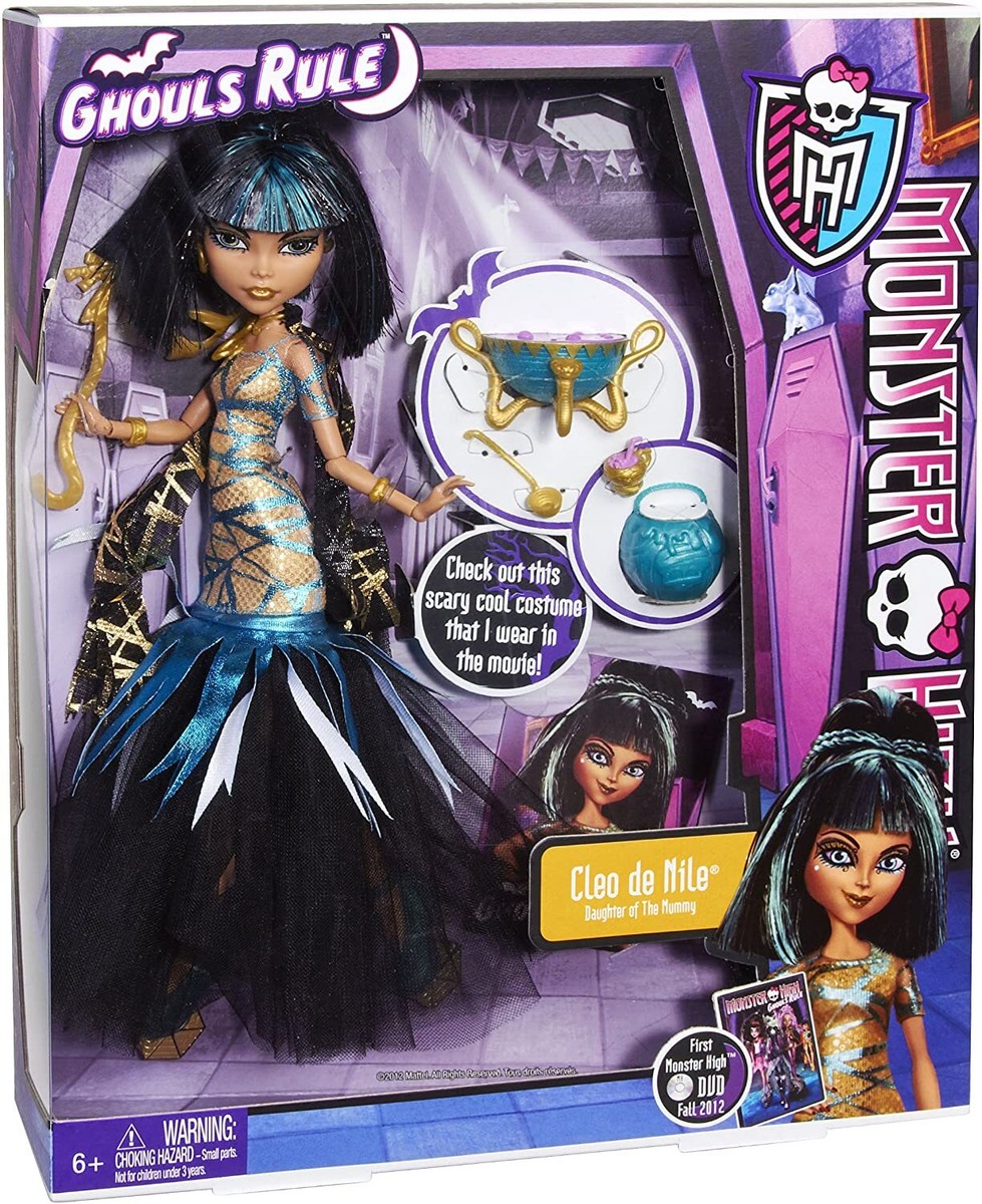 Monster High Ghouls Rule Cleo De Nile Doll NEW | eBay