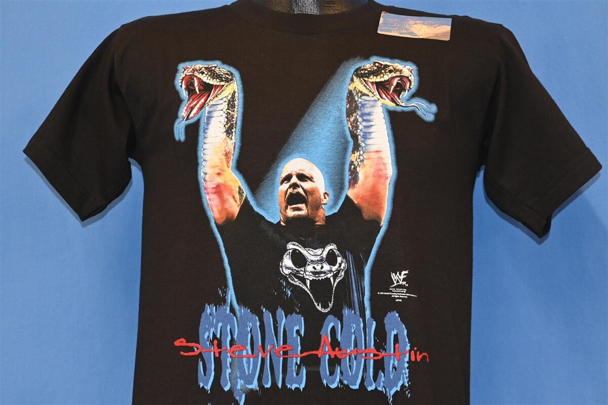 vintage 90s WWF STONE COLD STEVE AUSTIN DEADSTOCK t-shirt
