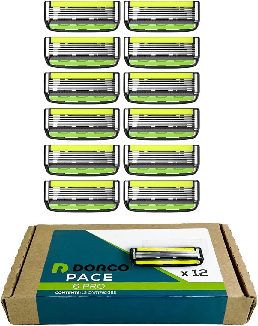 DORCO PACE 6 PLUS 6-BLADE, 4ct Replacement Cartridges - SXA5040 | eBay