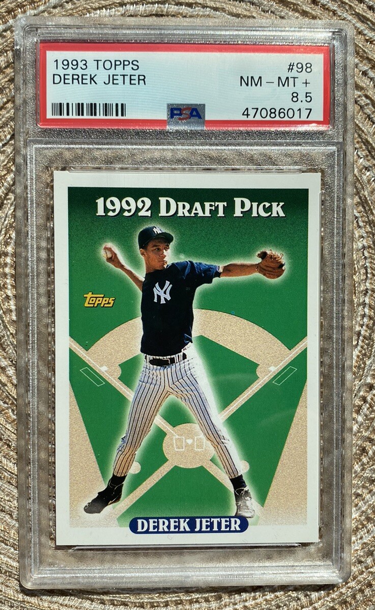 1993 TOPPS DEREK JETER ROOKIE PSA GRADED NM-MT 8.5 | eBay