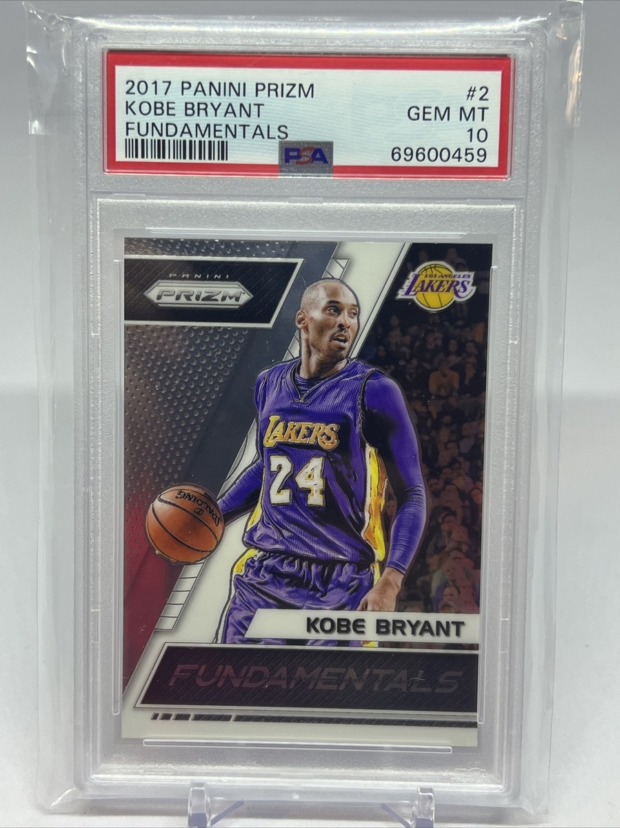 2017 Panini Prizm Kobe Bryant PSA 10 Gem Mint #2 Fundamentals