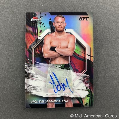 2024 Topps Finest UFC #FA-JDM Jack Della Maddalena Refractor