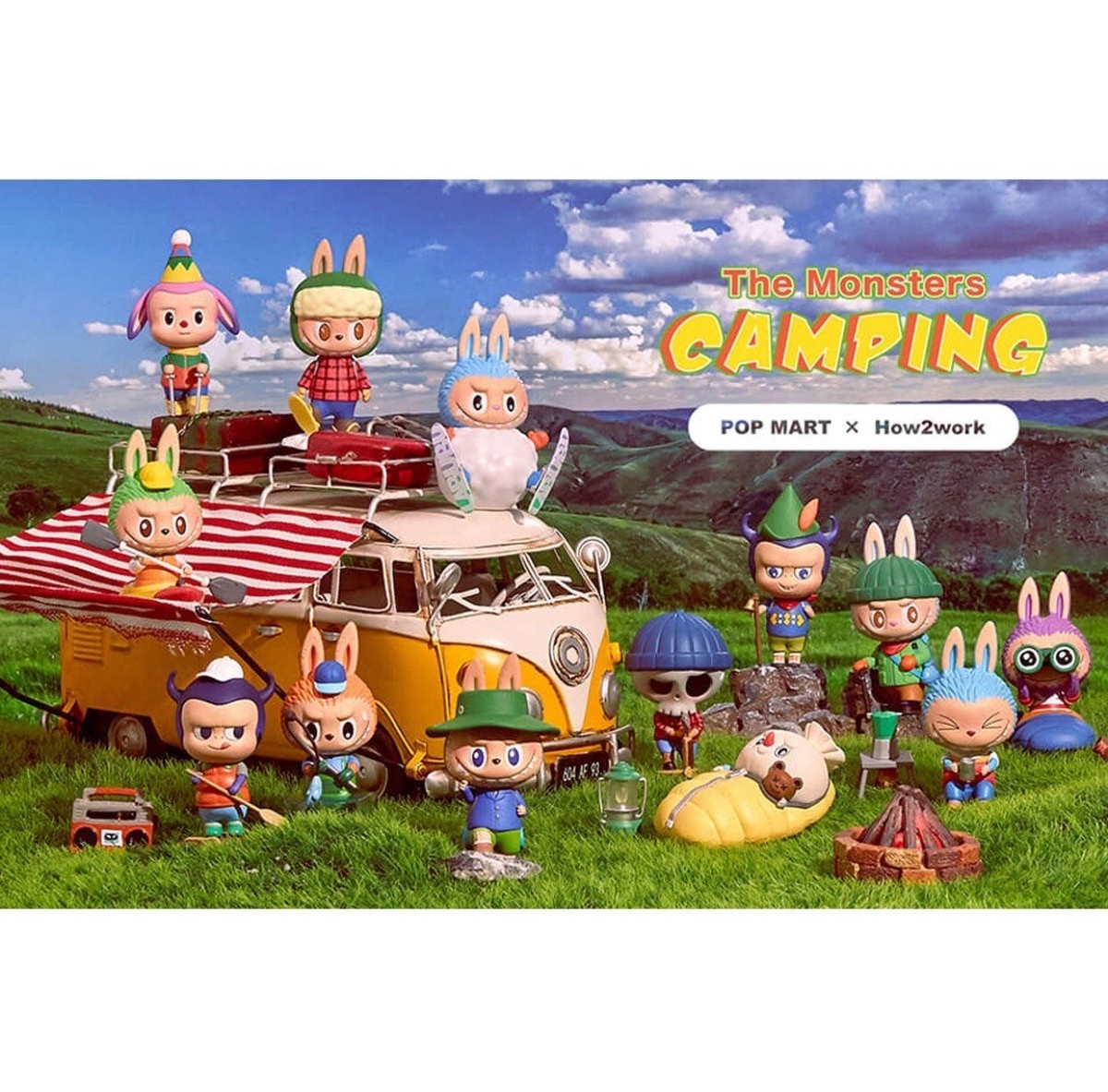 Popmart Labubu The Monsters Camping Vinyl Figure Blind Box factory