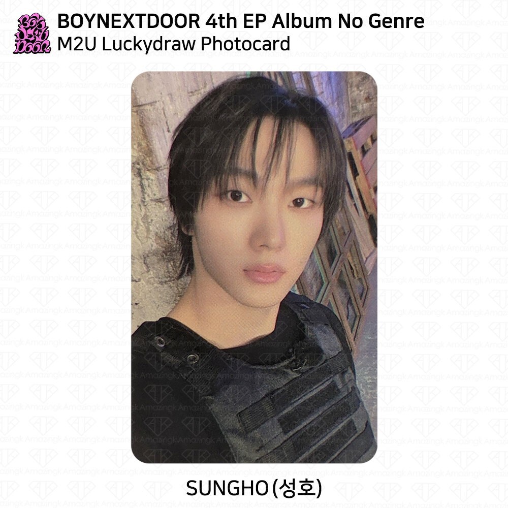 BOYNEXTDOOR 4th EP NO GENRE M2U Luckydraw Photocard KPOP K-POP