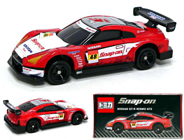 TOMICA Snap-on NISSAN SKYLINE GT-R NISMO GT3 R35 RACING 1/64 TOMY