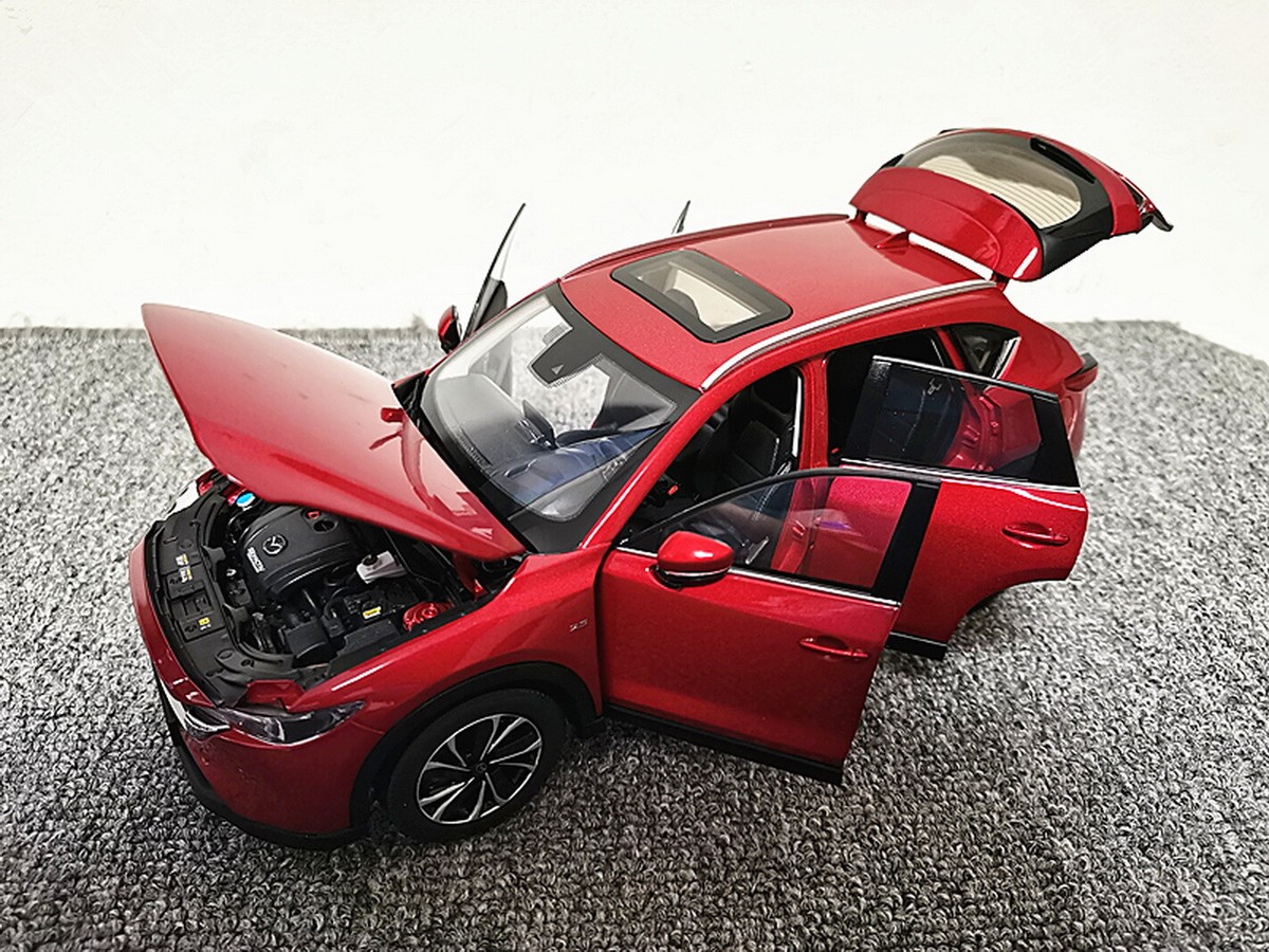 1/18 Scale Mazda CX5 CX-5 SUV 2022 Red Diecast Model Car Toy
