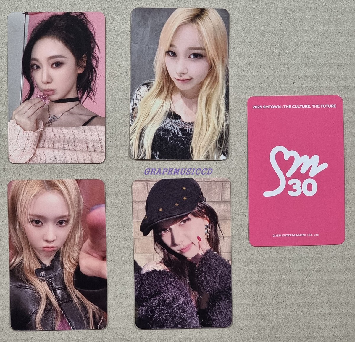 aespa 2025 SMTOWN : THE CULTURE, THE FUTURE POB PHOTOCARD PHOTO
