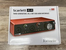 Focusrite Scarlett 4i4 3rd Gen 4x4 USB Audio Interface for sale