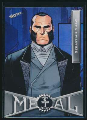 2020 Upper Deck Marvel X-Men Metal Universe Blue #93 Sebastian