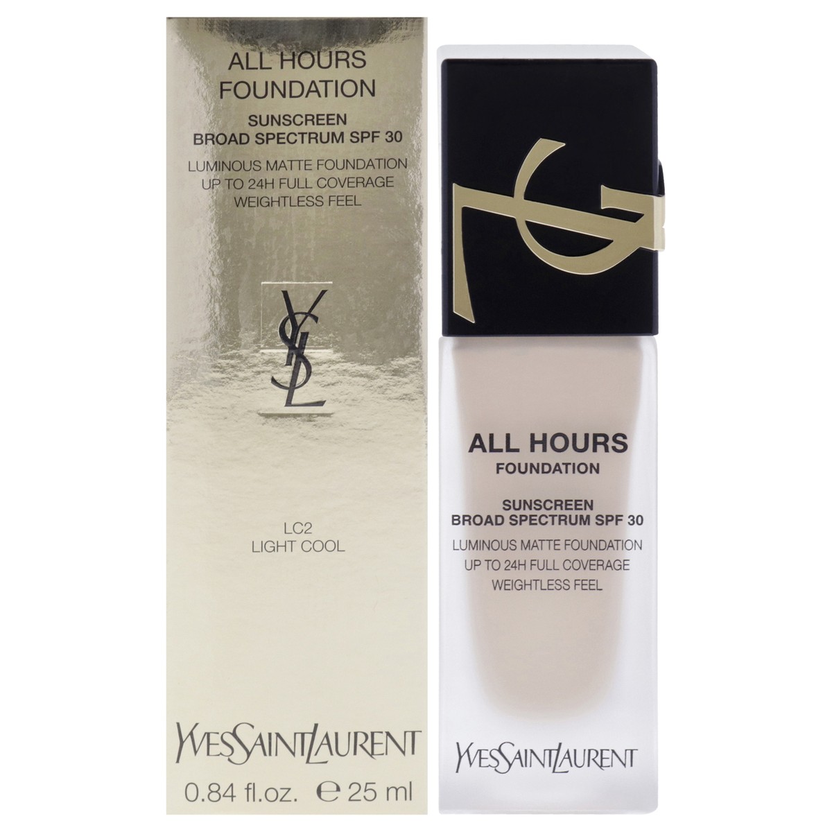 All Hours Foundation SPF 30 - LC2 Light Cool by Yves Saint Laurent