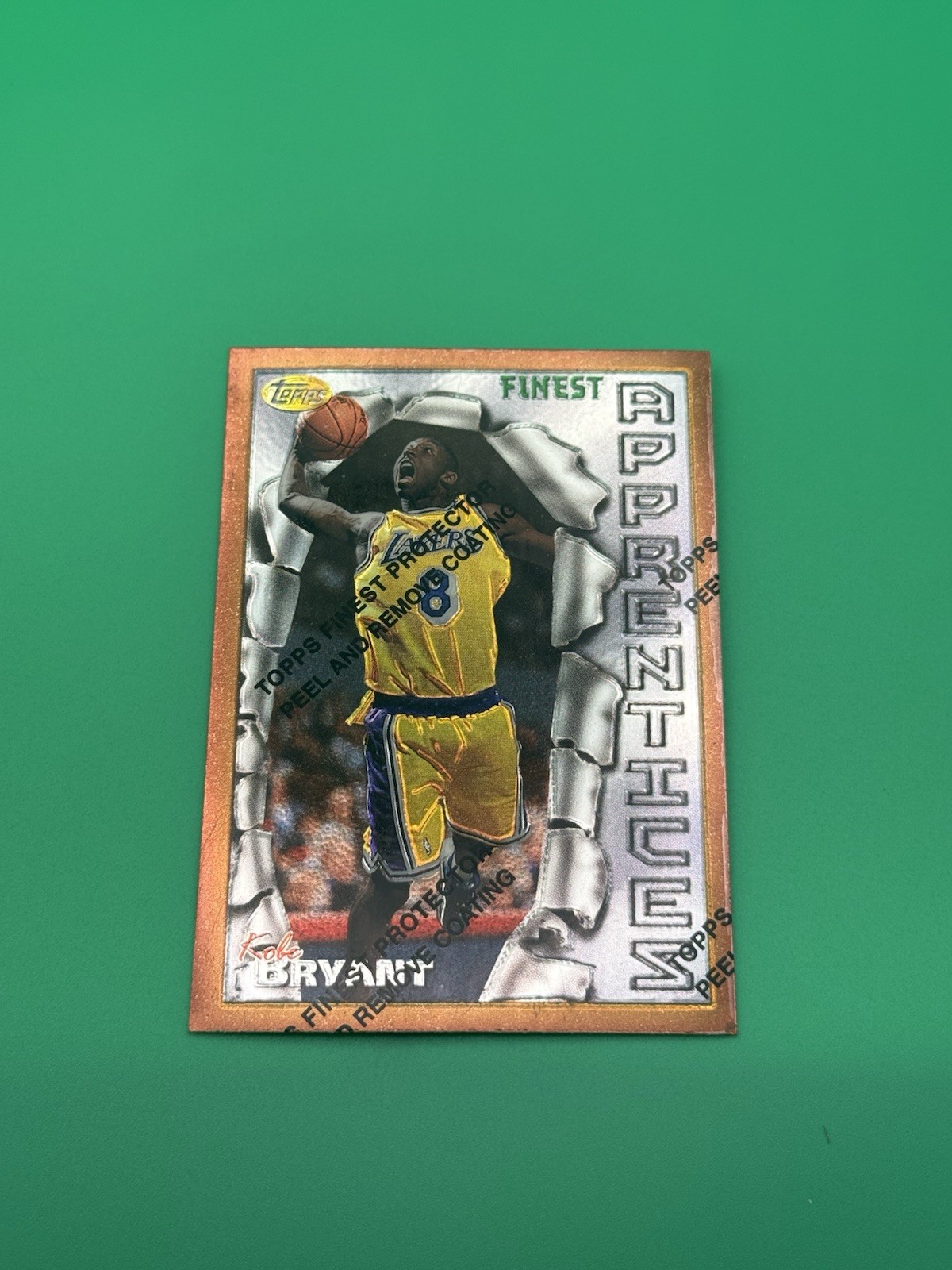 Kobe Bryant 1996 Topps Finest #74 Bronze - Base (with Coating