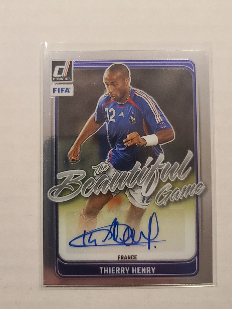 2024-25 Donruss Soccer The Beautiful Game Autograph Thierry Henry
