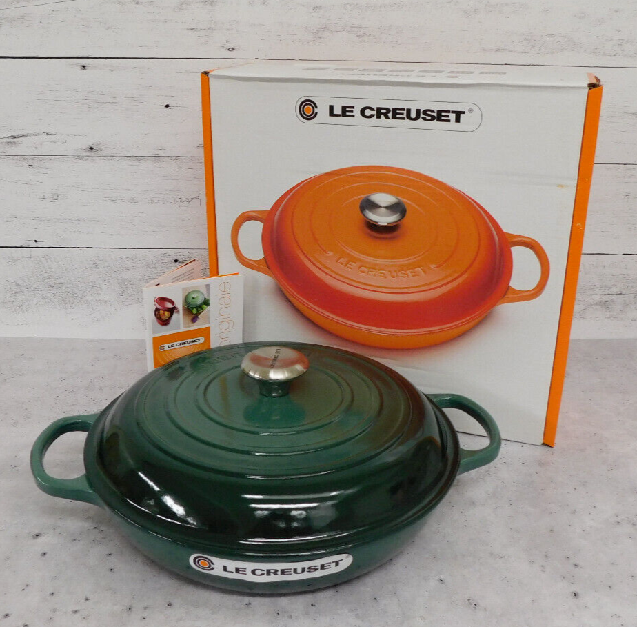 Le Creuset Signature Cast Iron 3.5 Quart Brasier, Artichaut *NEW