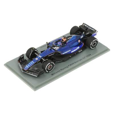 1:43rd Williams Racing FW46 Alex Albon Bahrain GP 2024 | eBay