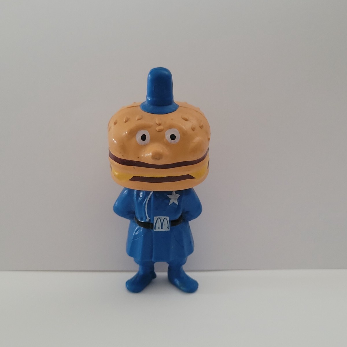 McDonalds Officer Big Mac PVC Toy Police Cop Figure Vintage 1985