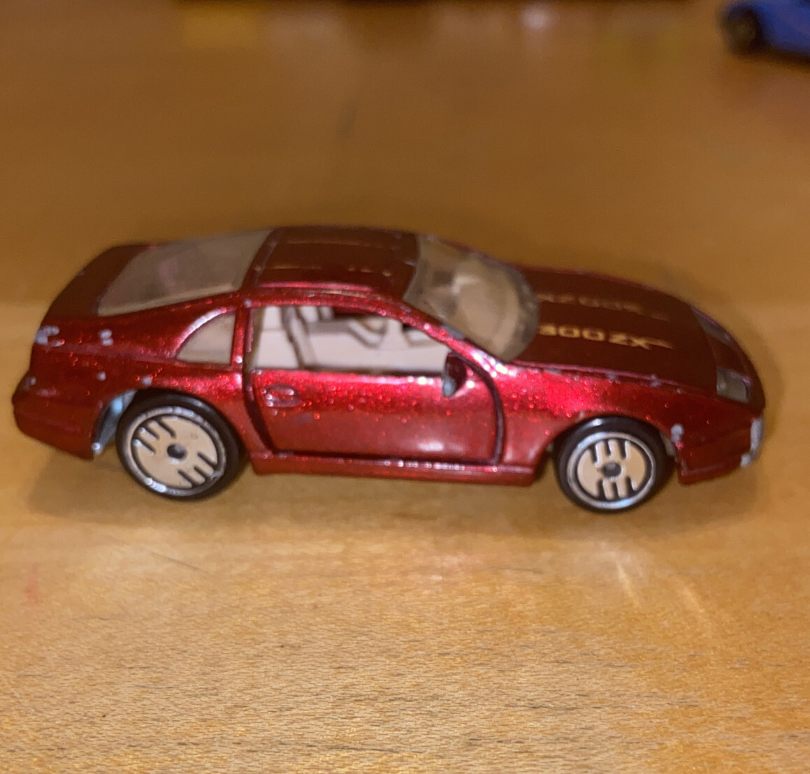 Vintage Hot Wheels 1989 Nissan 300ZX Rare Crimson Doors open