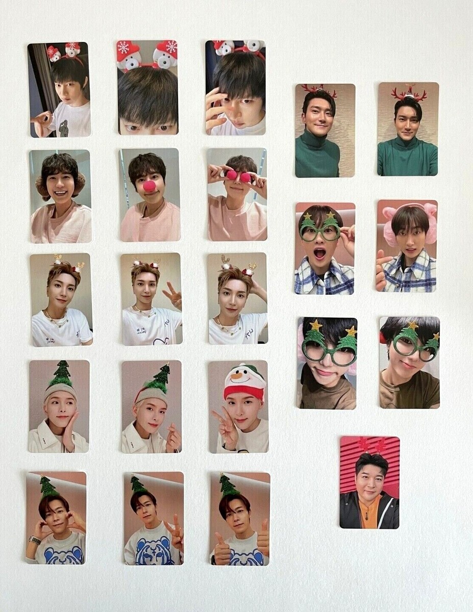 Super Junior 2022 Pink Christmas Official Photocard SMTown Xmas