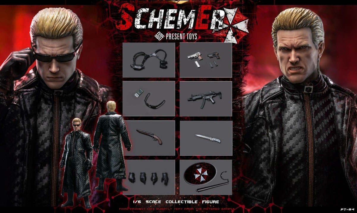 PRESENT TOYS PT-sp84 1/6 Resident Zombie Evil Crisis Schemer