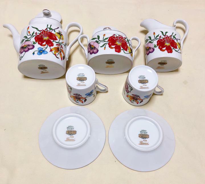 Used GUCCI x Richard Ginori Cup & Source & Pot & Tray & Creamer