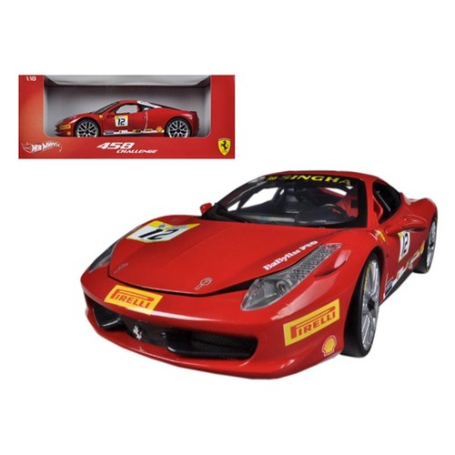 FERRARI FXX RACE CAR RED 1:18 by HOT WHEELS SUPER ELITE VERSION
