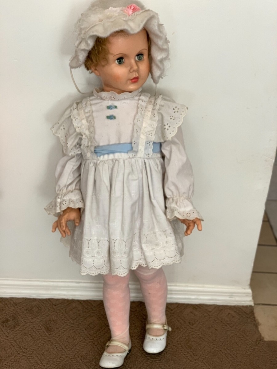 Vintage 1950's-1960's 3 Ft. Doll Lot of 2 rare | eBay