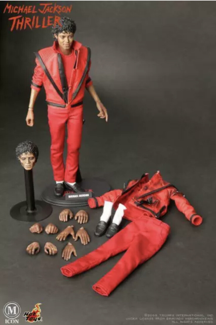 MICHAEL JACKSON Thriller Version Hot Toys 1/6 Scale Action Figure