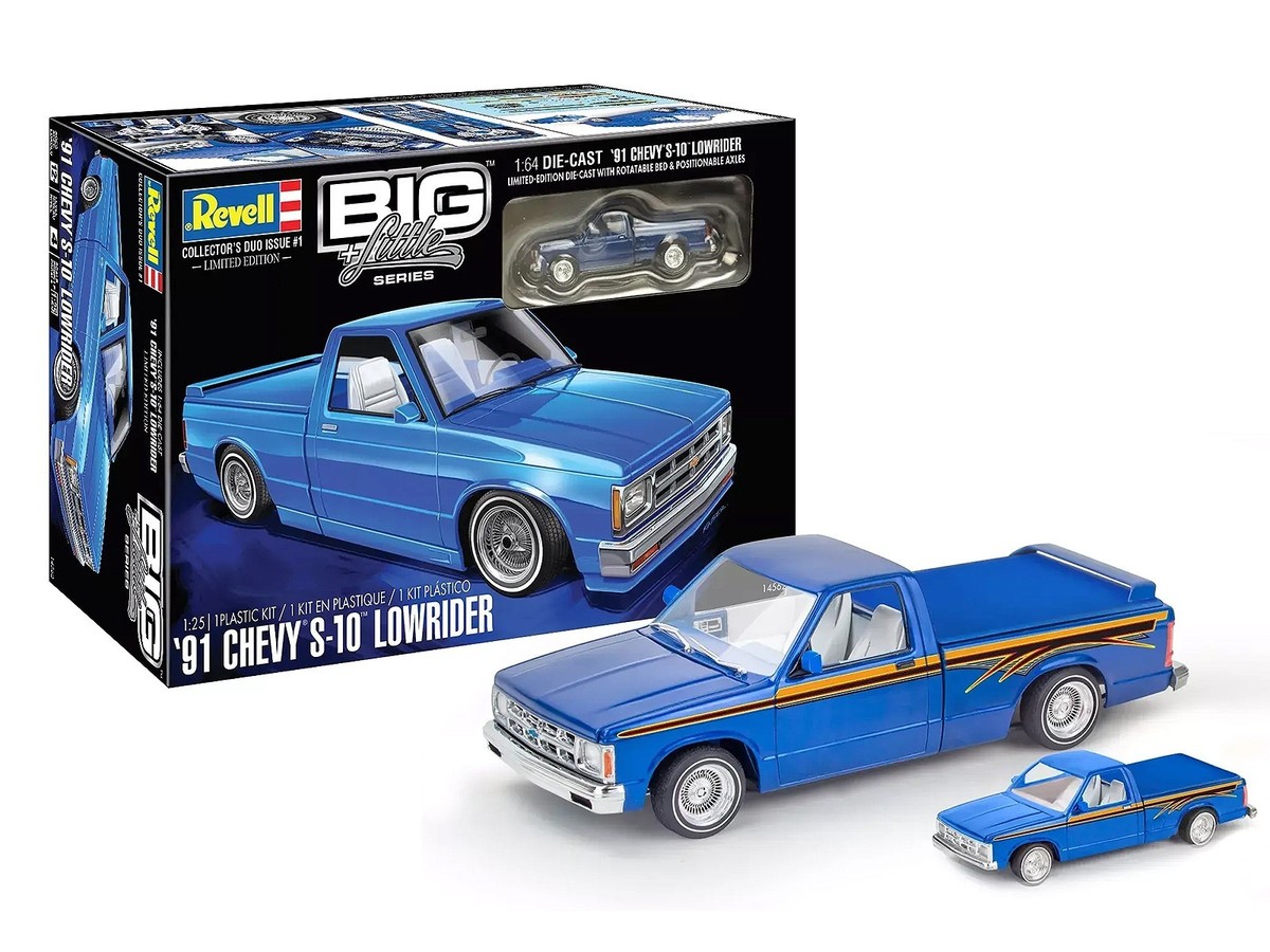 LEVEL 4 MODEL KIT 1991 CHEVROLET S-10 LOWRIDER PICKUP 1/25 SCALE
