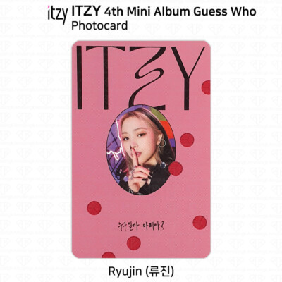 ITZY 4th Mini Album Guess Who Official Photocard Yeji Lia Ryujin