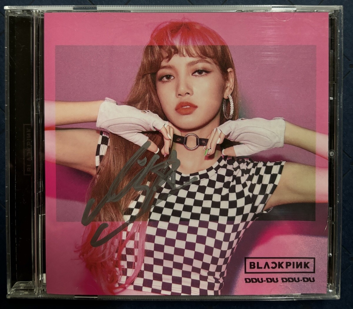 BLACKPINK LISA [DDDU-DU DDU-DU] Japan Autographed Signed Album