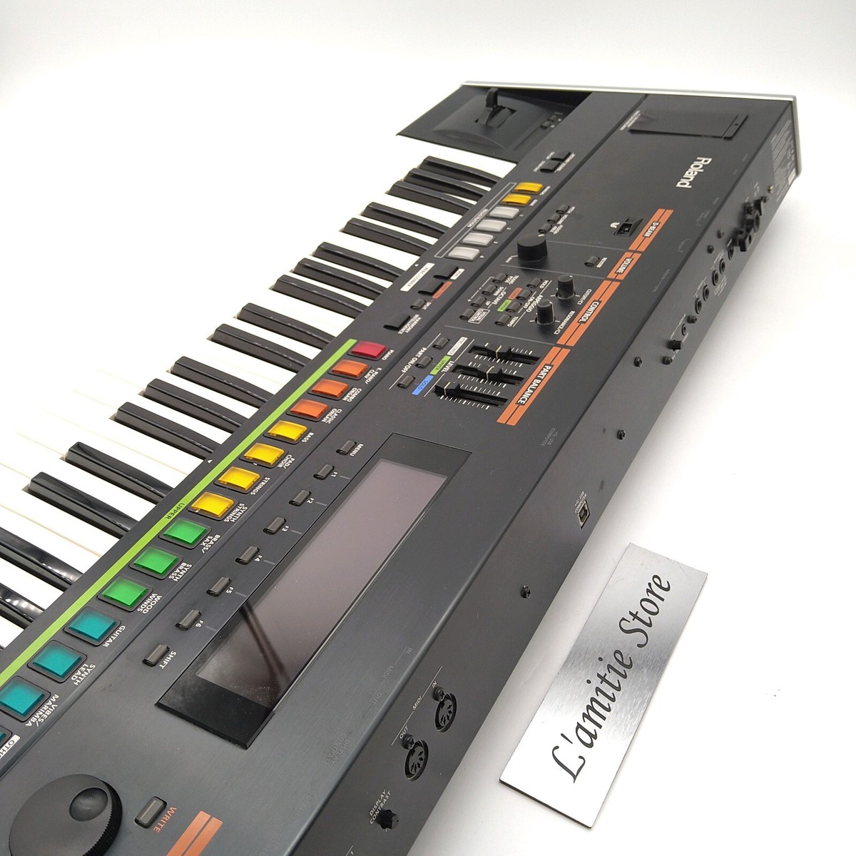 Roland Jupiter 50 Keyboard Synthesizer Digital Japan Black 76 Keys