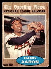 Hank Aaron [All Star] #394 Prices | 1962 Topps | Baseball Cards