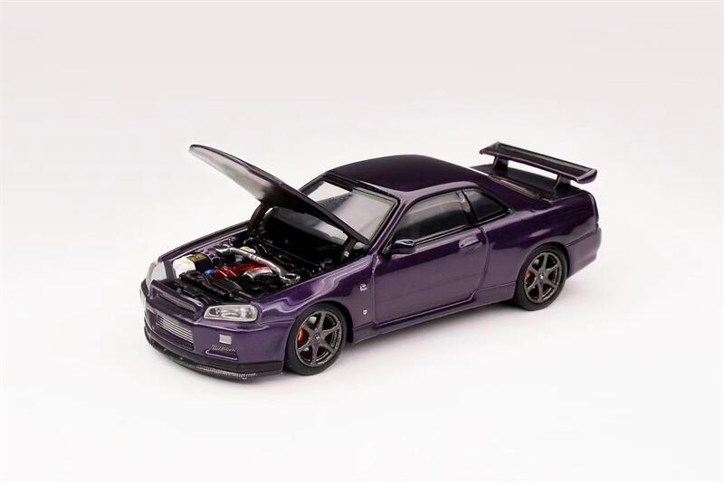 Motorhelix 1:64 SKYLINE GT-R R34 V Spec II Diecast Model Car | eBay