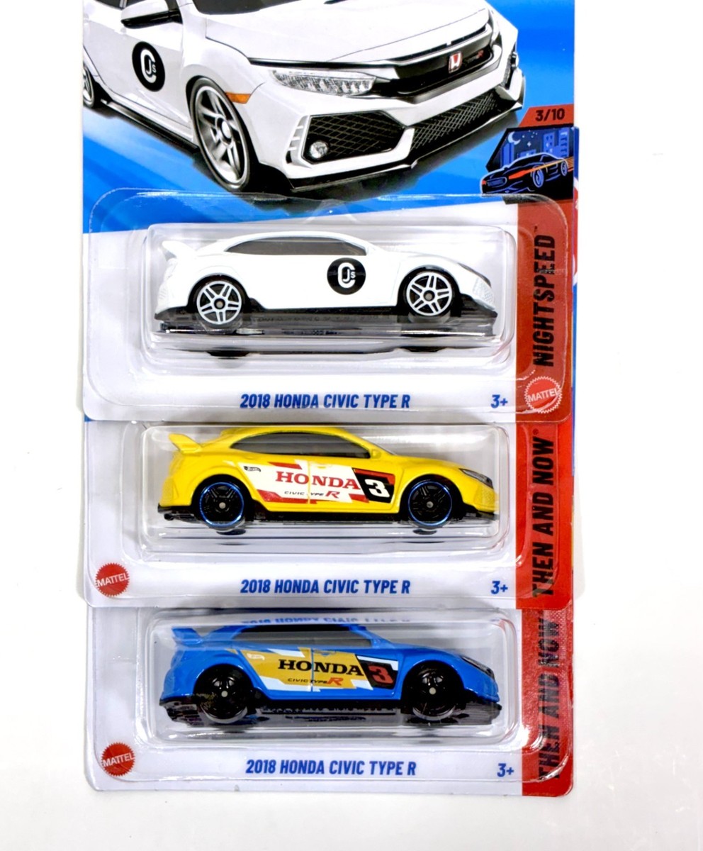 2026 Hot Wheels DOLLAR TREE 2025 2018 Honda Civic Type R White