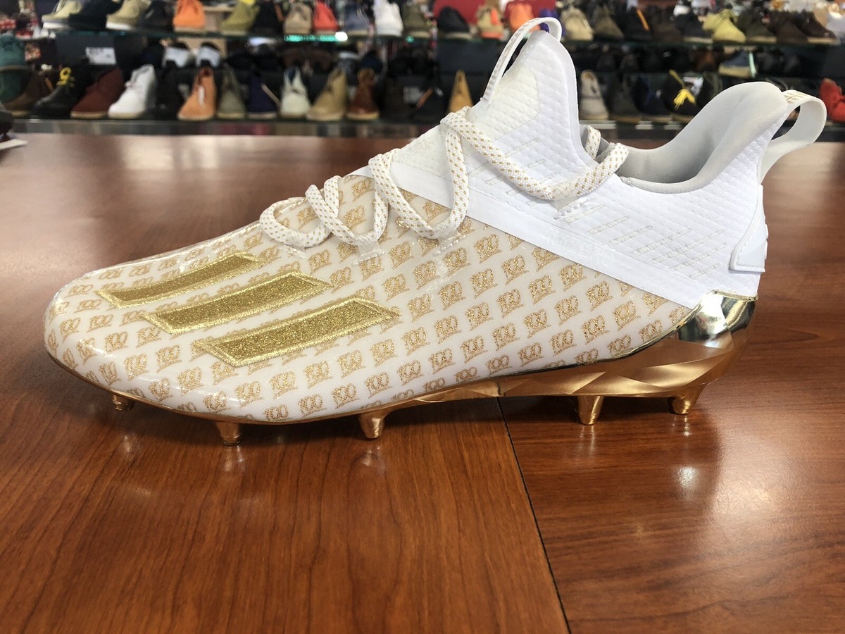 Adidas Men's Adizero X Anniversary Football Cleats Size 18 White
