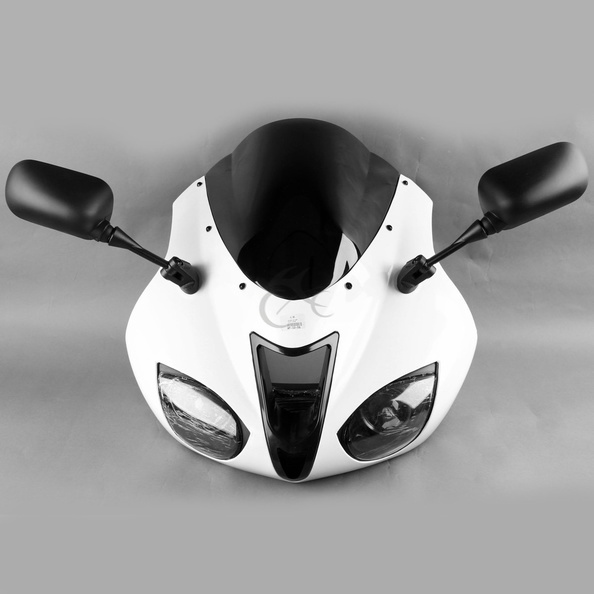 2007-2008 Kawasaki Ninja ZX6R ZX636 Unpainted Upper Fairing Cowl