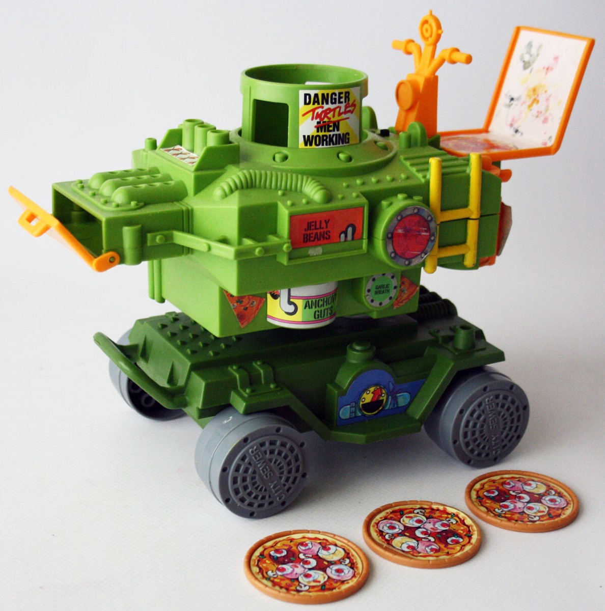 RARE VINTAGE 1988 TMNT MUTANT NINJA TURTLES PIZZA THROWER BANDAI